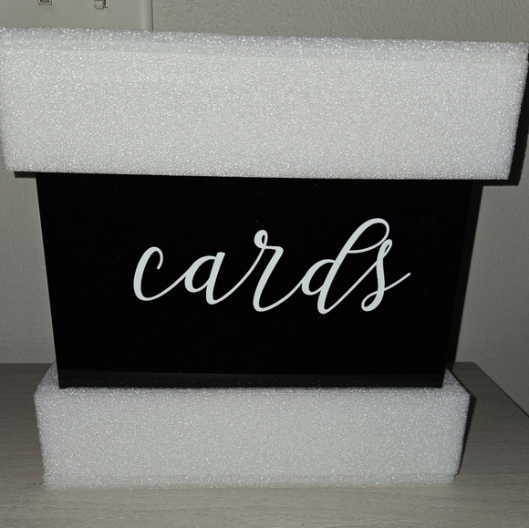 Black Card Holder Box - Picture 4 of 4